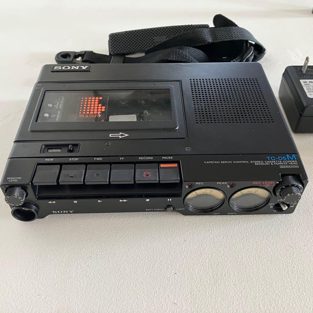 SONY TC-D5M カセットプレーヤー デンスケ 動作確認済 美品