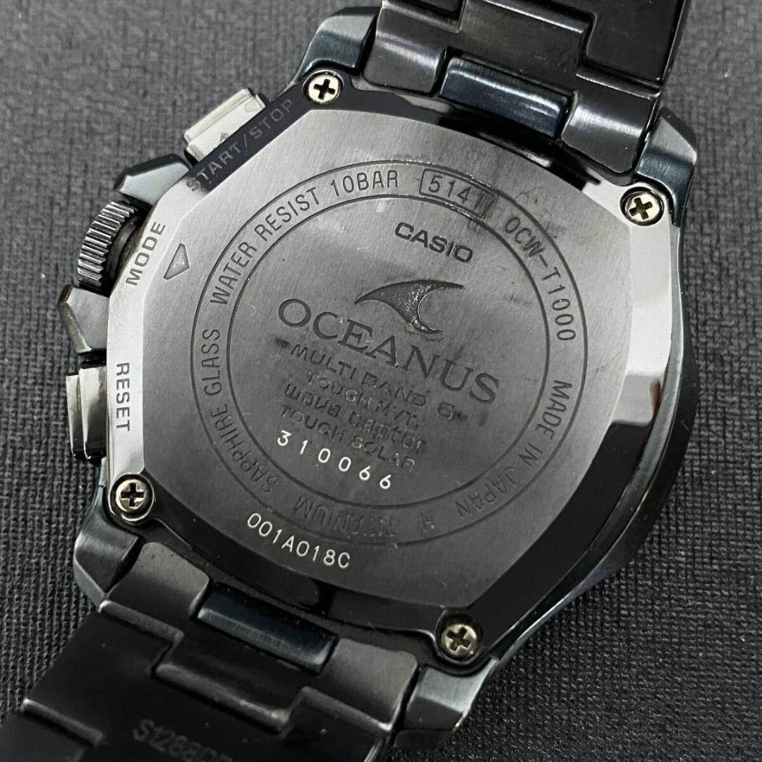 CASIO OCEANUS OCW-T1000 デイデイト 電波ソーラー腕時計