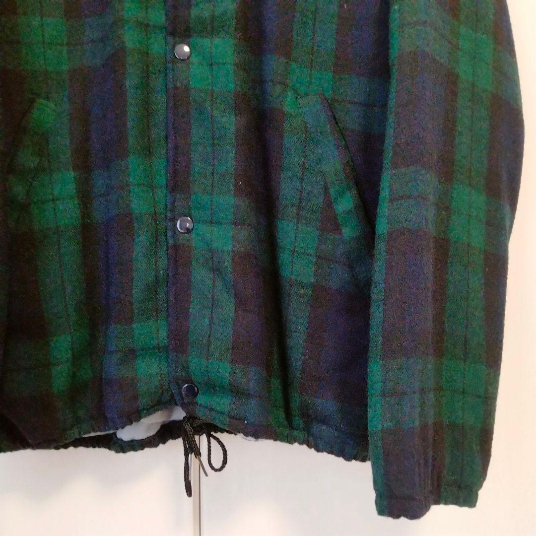 Empire ウールチェックコーチジャケット　アメリカ製