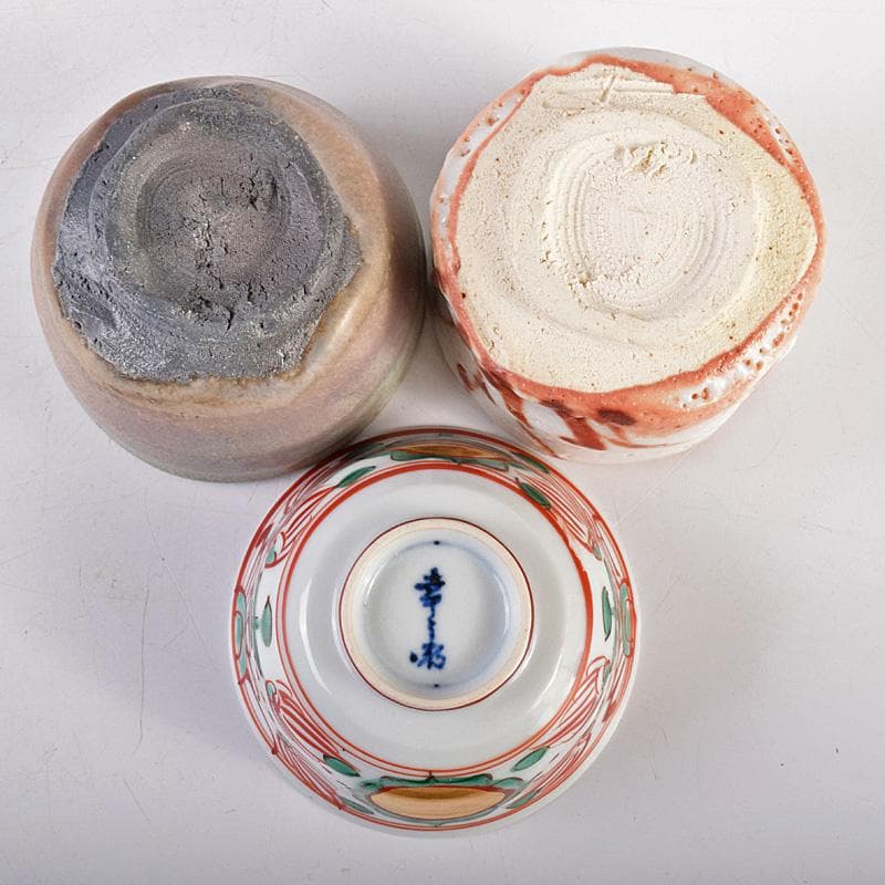 人間国宝 加藤卓男作など 盃 三客 共箱 D R8483 - メルカリ