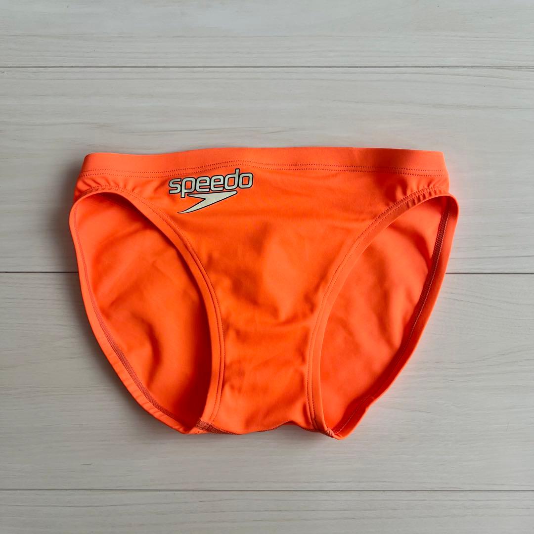 SPEEDO競パン 赤 Mサイズ 競パン スピード SPEED 赤黄 中古品 XOサイズ