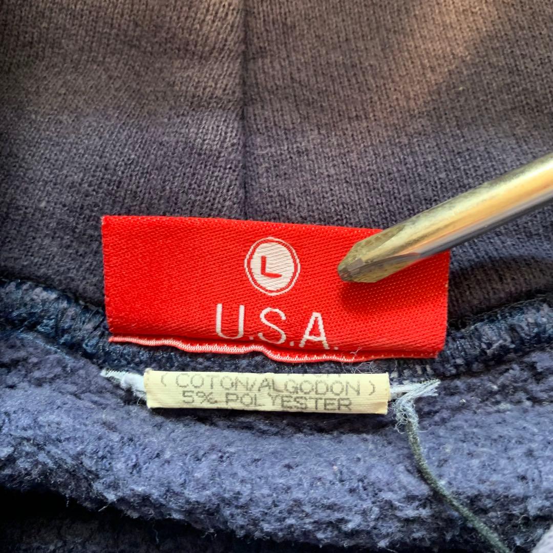 90s ビンテージ プルオーバー パーカー ナス紺 SUPREME 初期