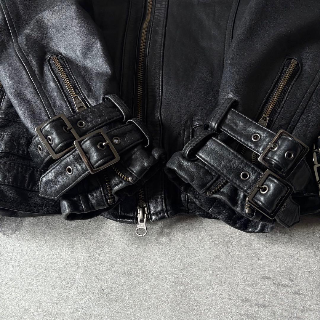 00s archive JACK ROSE leather jacket y2k