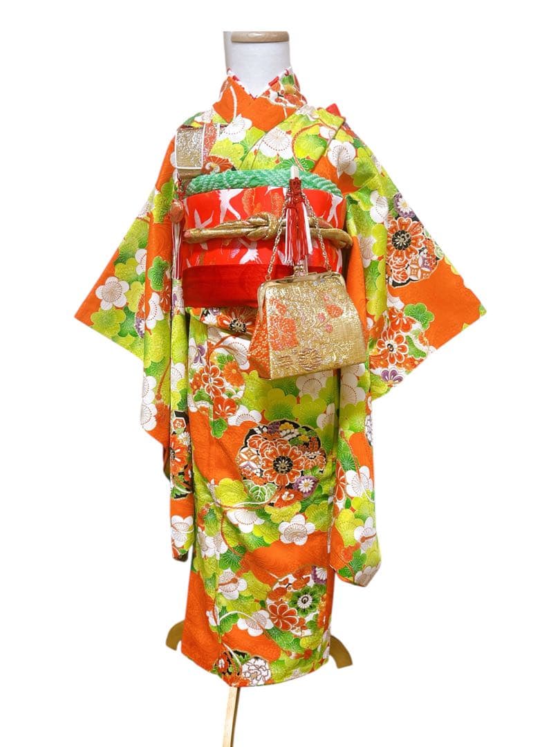 お買い得レトロ着物♡七五三　5歳から7歳　女の子　フルセット　一式