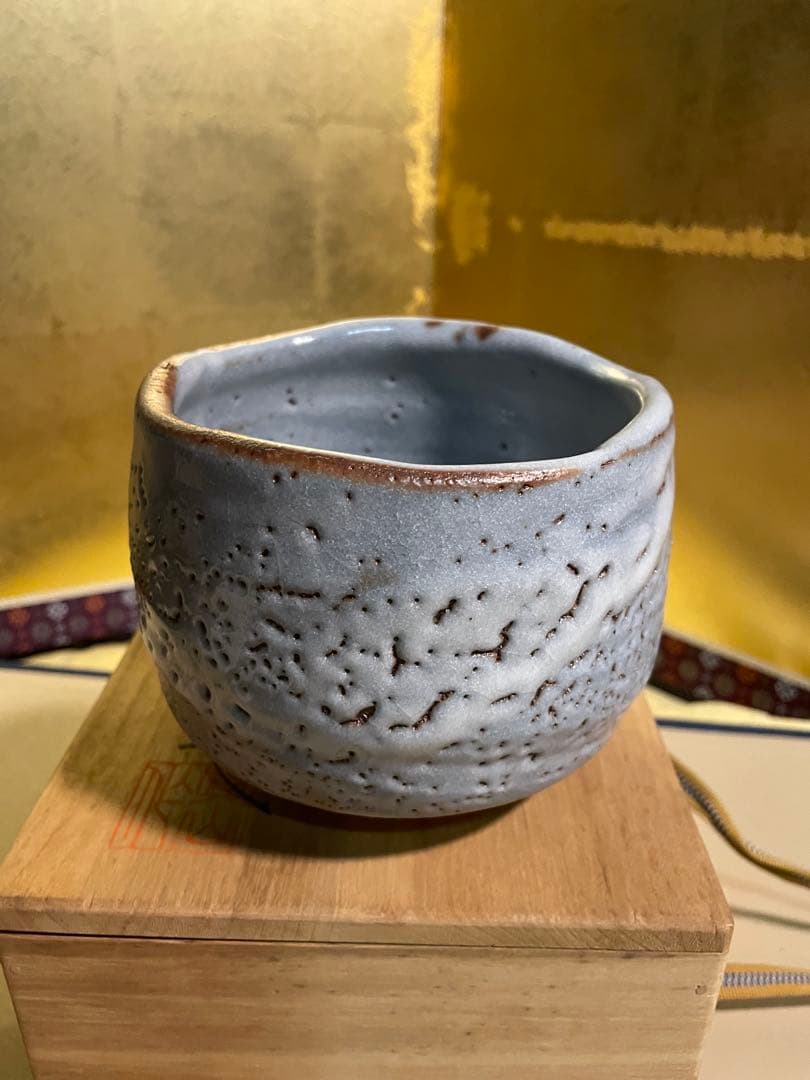 美濃焼 伝統工芸士 真山窯 伊藤真司 共箱 壺 花瓶 骨董品 約4.5kg 木箱