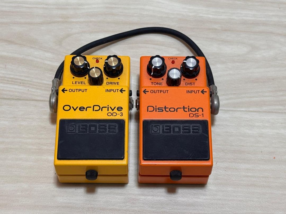 ギター BOSS OverDrive OD-3 & Distortion DS-1