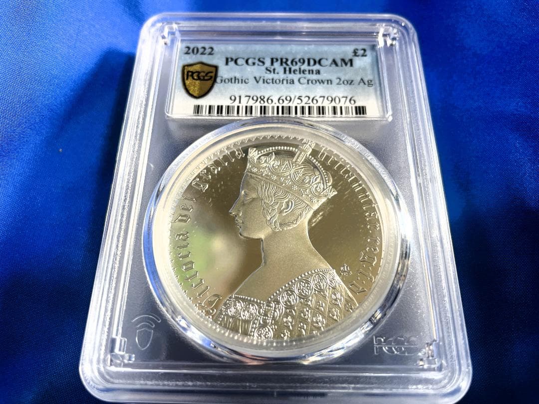 2022エリザベス2世 2oz 銀貨69 ゴチッククラウン ポートレート 166