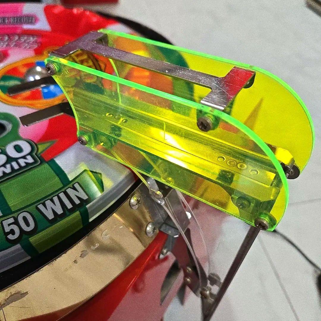 ☆スピンフィーバー☆抽選機☆動作確認済☆100V加工☆鉄球