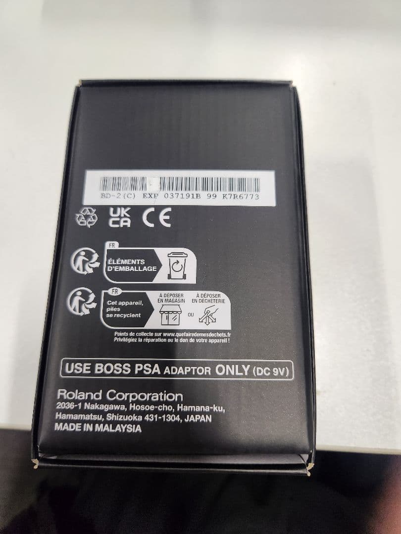 BOSS Blues D BD-2 ギターエフェクター パッチケーブル