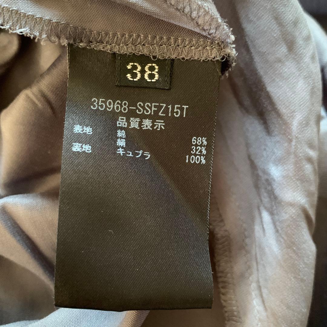 美品✨人気 フォクシー シアーサーキュラー スカート フレア シルク混 38