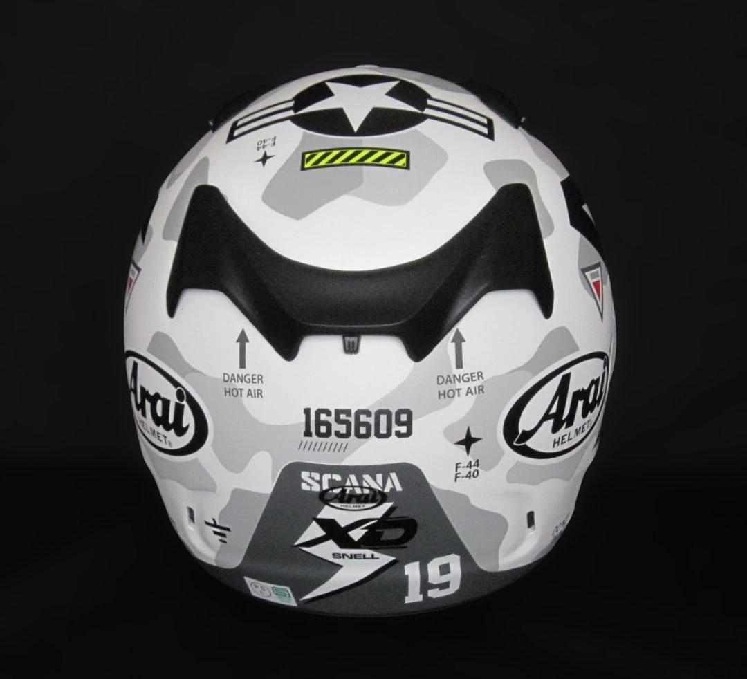 L*a様 Arai 　アライ　XD T’Sチタンゴールド　ミラーシールド付き