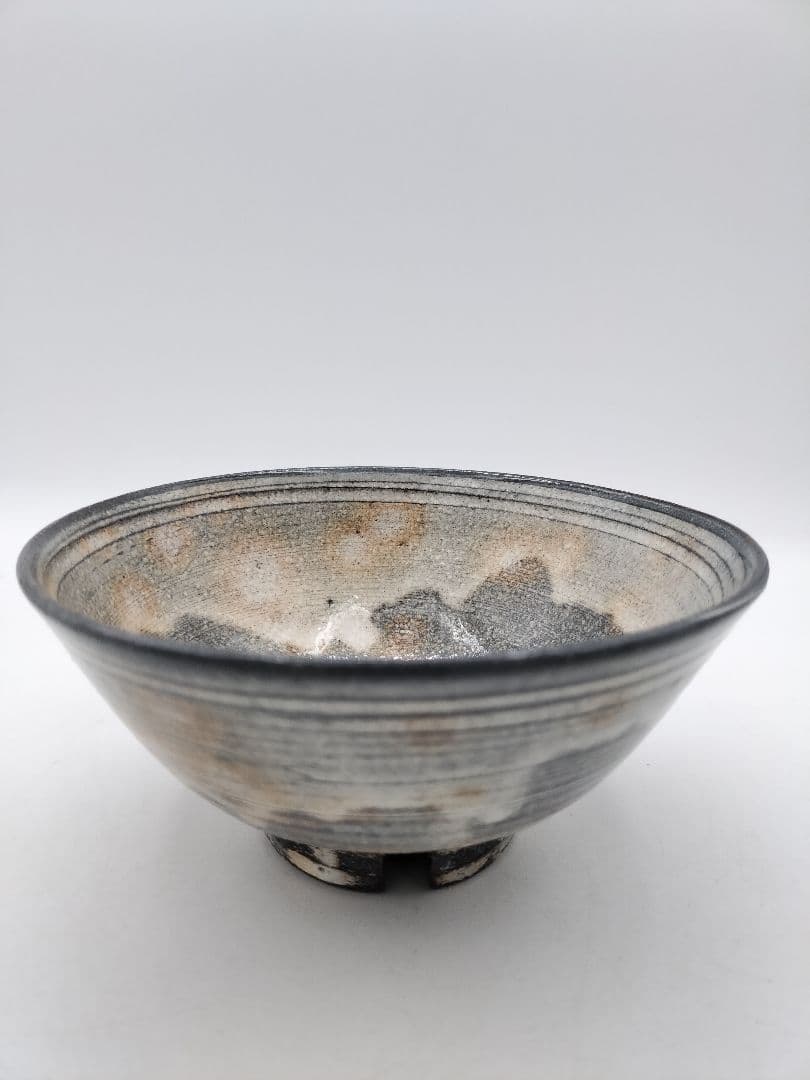 c698 数茶碗 9客 古萩 黄の瀬窯 木箱 茶道具 古物 - メルカリ