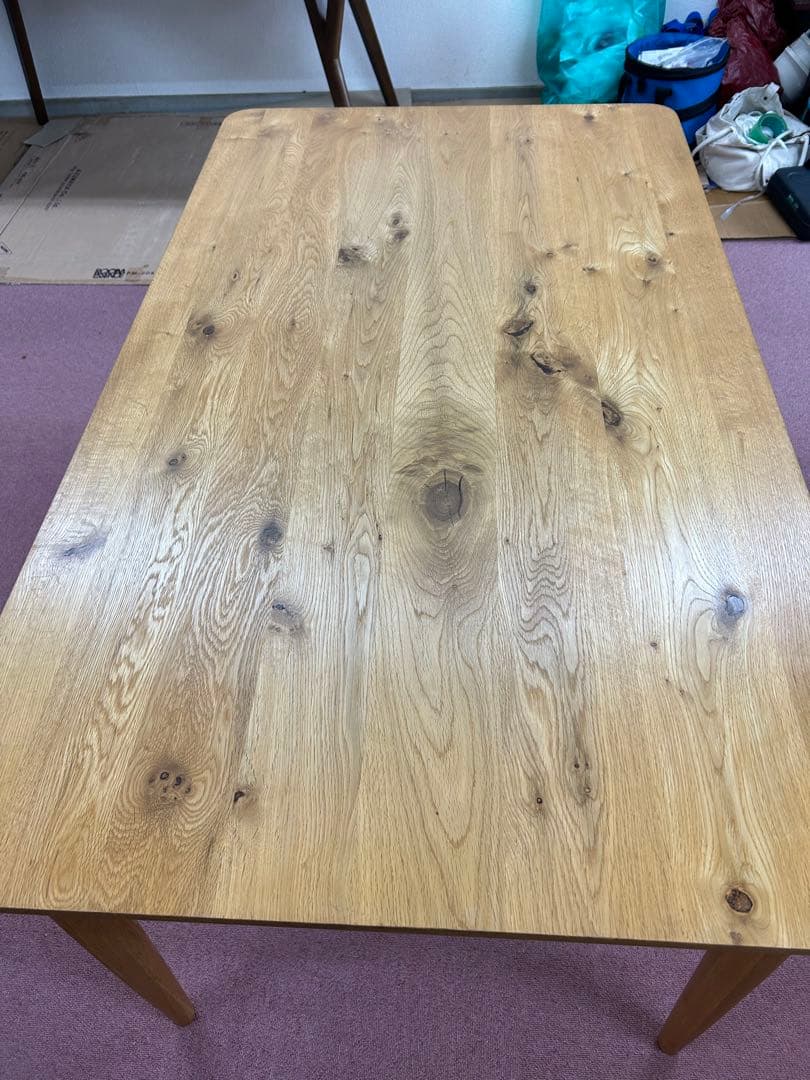 【値下げ】オーク無垢のダイニングテーブル