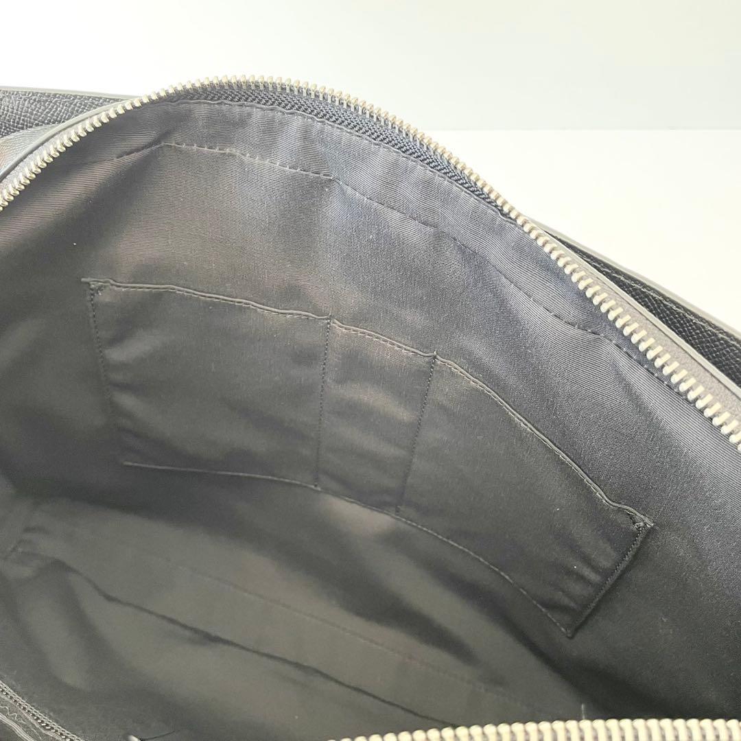 【極美品】COACH メンズ ビジネスバッグ ベケット ブリーフ ケース 黒