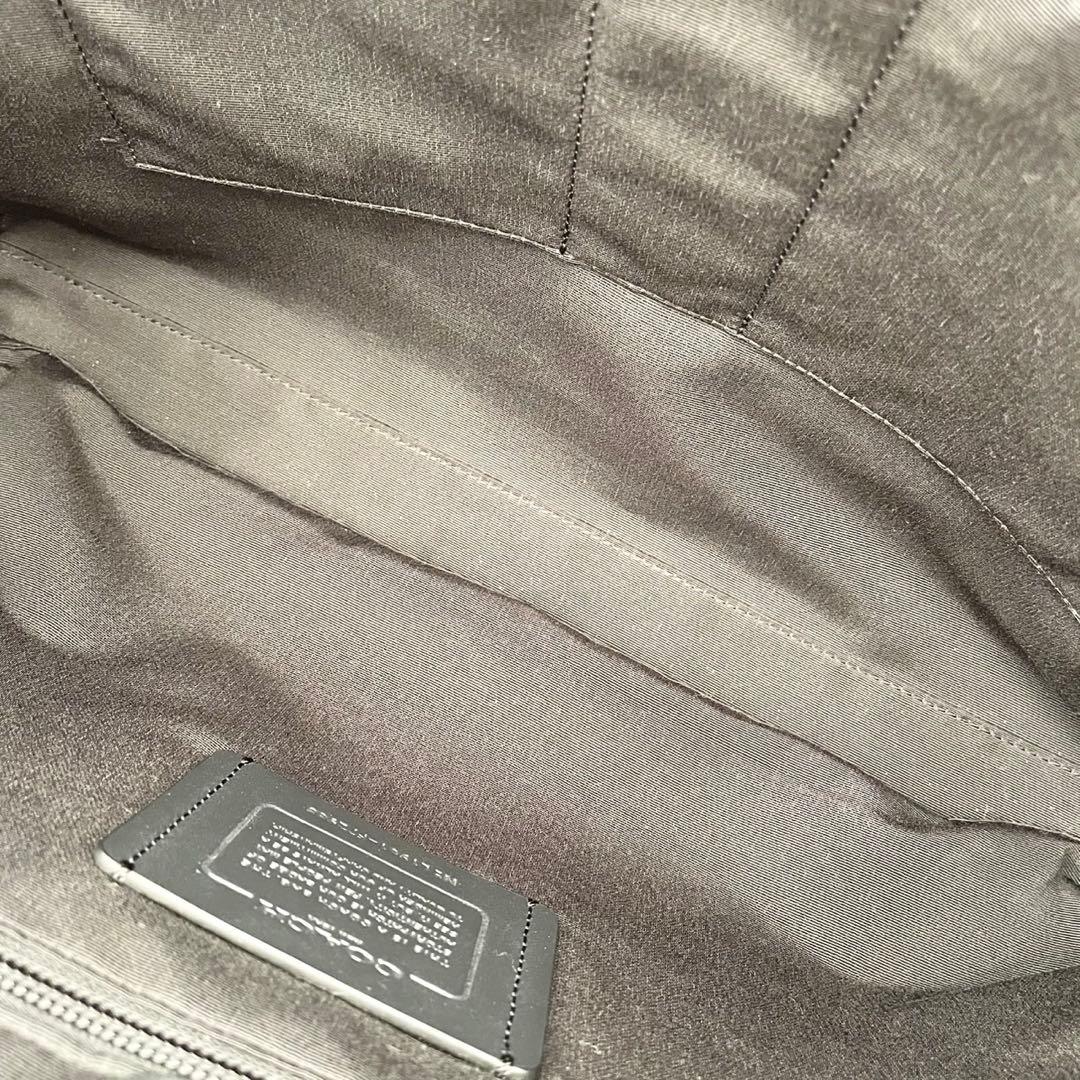 【極美品】COACH メンズ ビジネスバッグ ベケット ブリーフ ケース 黒