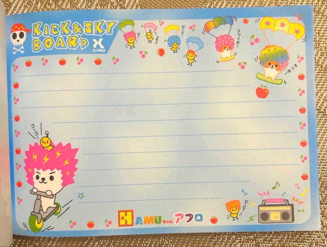 ハムスター ハムちゃん メモ帳 シール 平成レトロ ハムちゃん