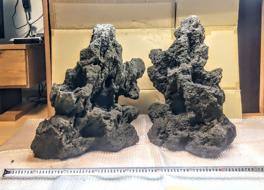 なかつ様専用 ADA 特寸雲山石 XXL 2個組 高さ50cm超 - メルカリ