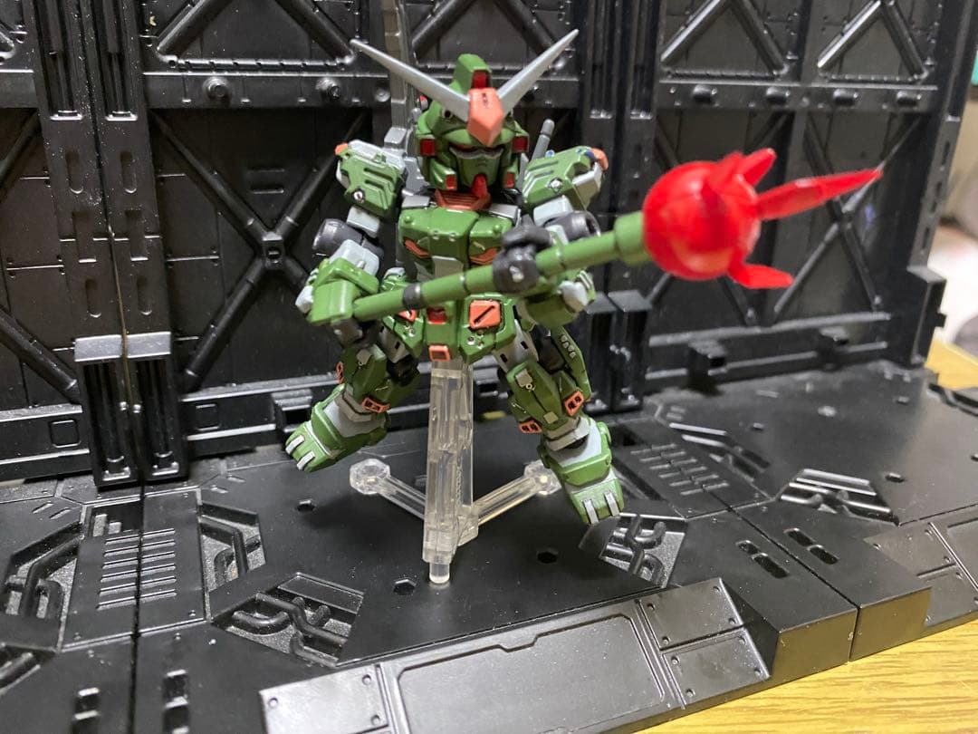 モビルスーツアンサンブル　FAガンダム7号機 改造塗装途中