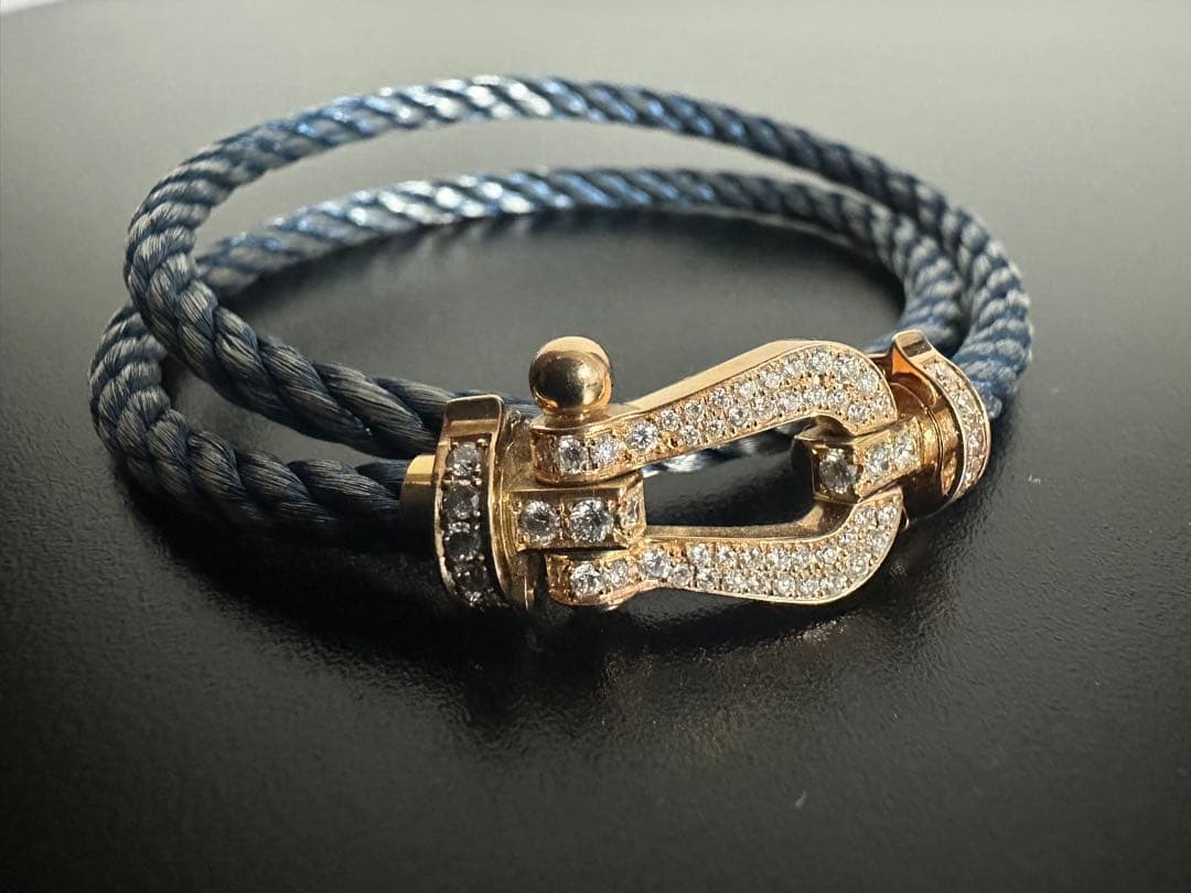 旧型希少　FRED フレッドフォース10 ゴールド　ラージサイズLM フルダイヤ