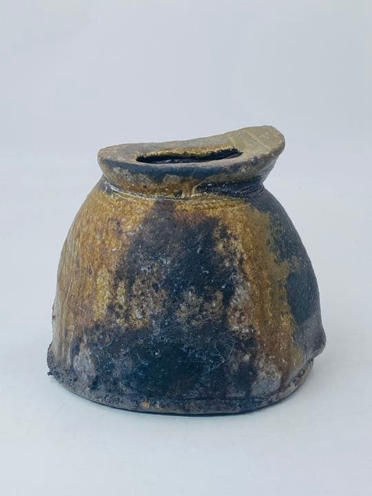 【JOHN DIX   ジョンディックス】花入　壺　桐共箱　栞　底部在銘　大上窯