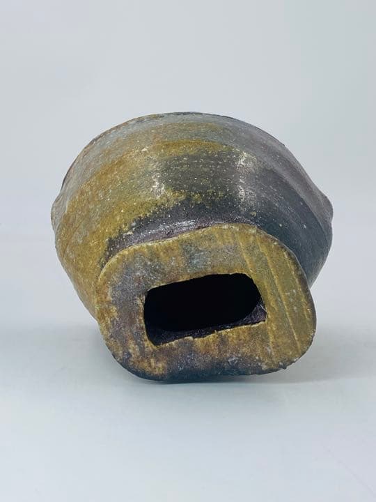 【JOHN DIX   ジョンディックス】花入　壺　桐共箱　栞　底部在銘　大上窯