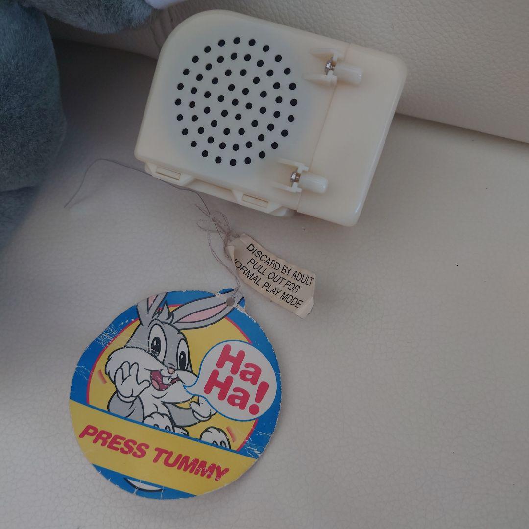 USAレトロ　バックスバニー 音声ぬいぐるみ完動品　Bugs Bunny　昭和