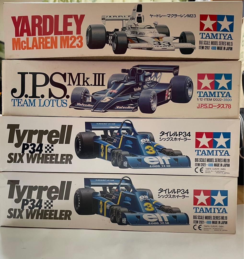 F1 タイレルP34 シックスホイーラー 1/12タミヤ製プラモデル
