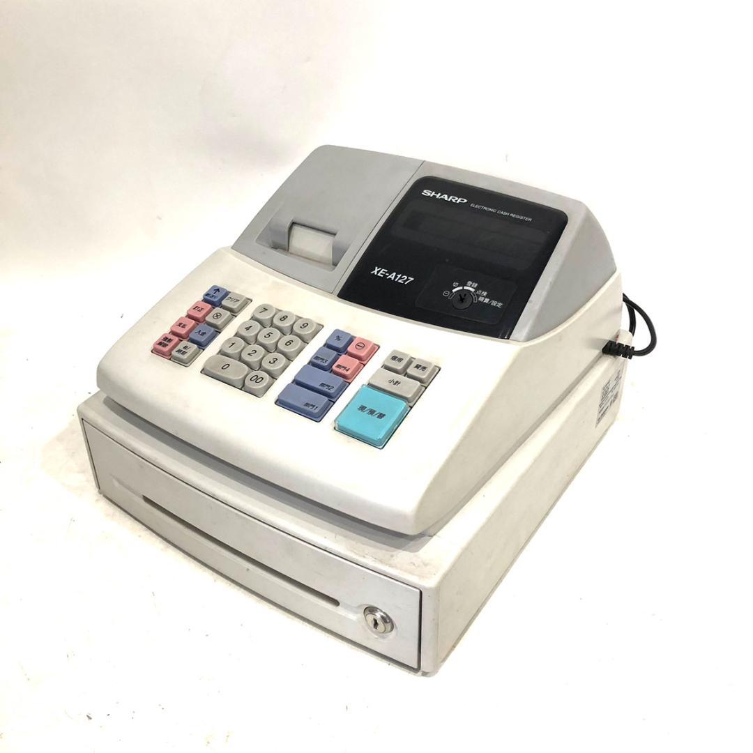 SHARP シャープ レジスター XE-A127 製造番号6D001495