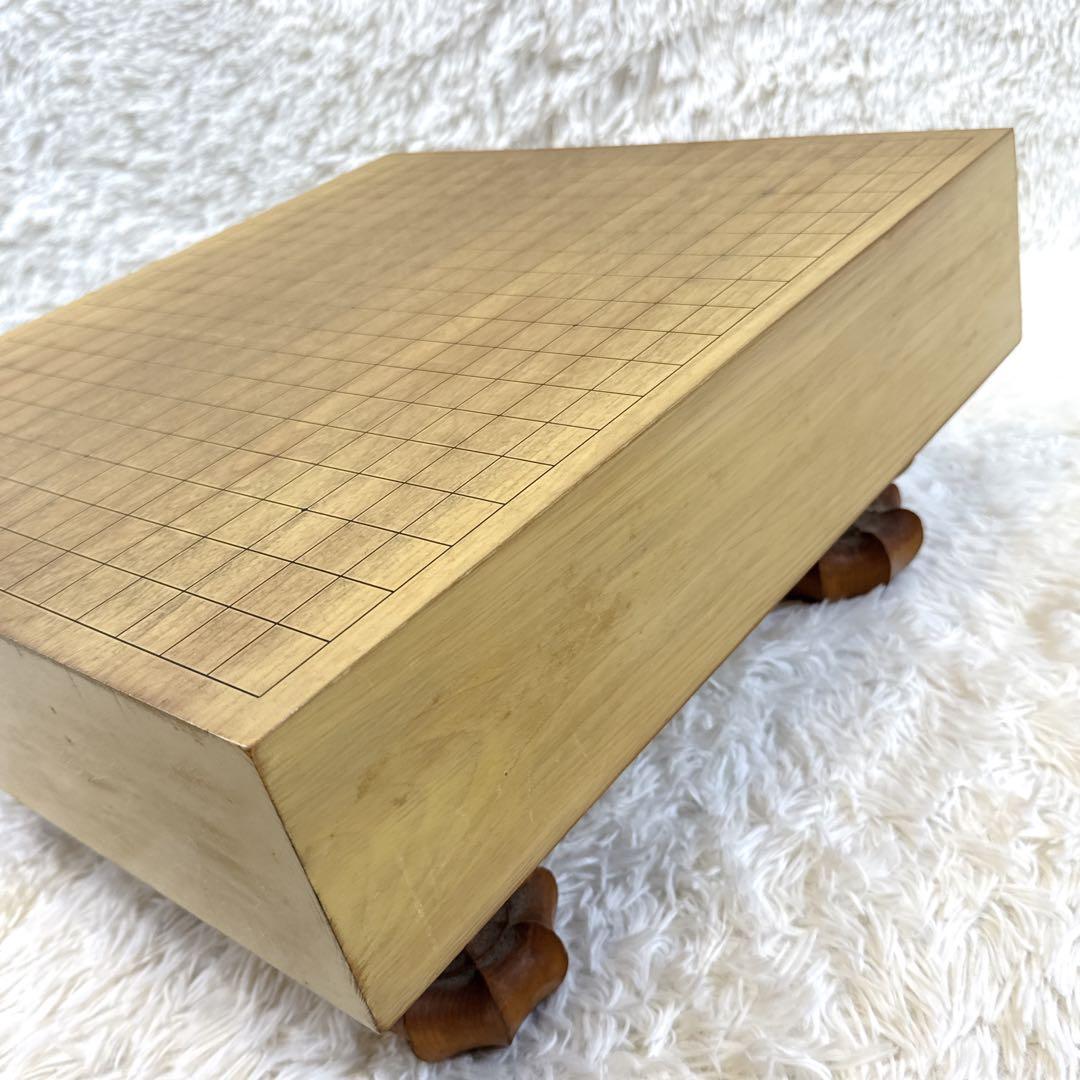 将棋盤　足つき　脚つき　へそあり　囲碁盤 蛤　那智黒　36号