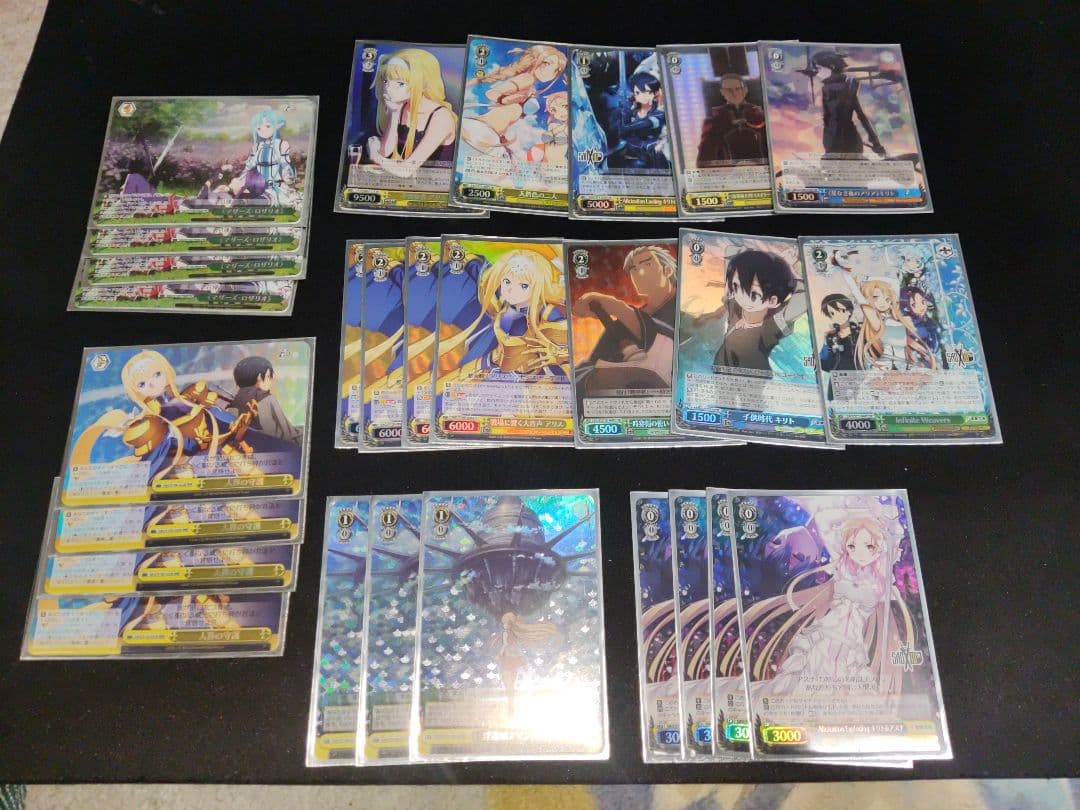 ヴァイス　ソードアートオンライン　貴重ホイル多数　4枝　4宝デッキ