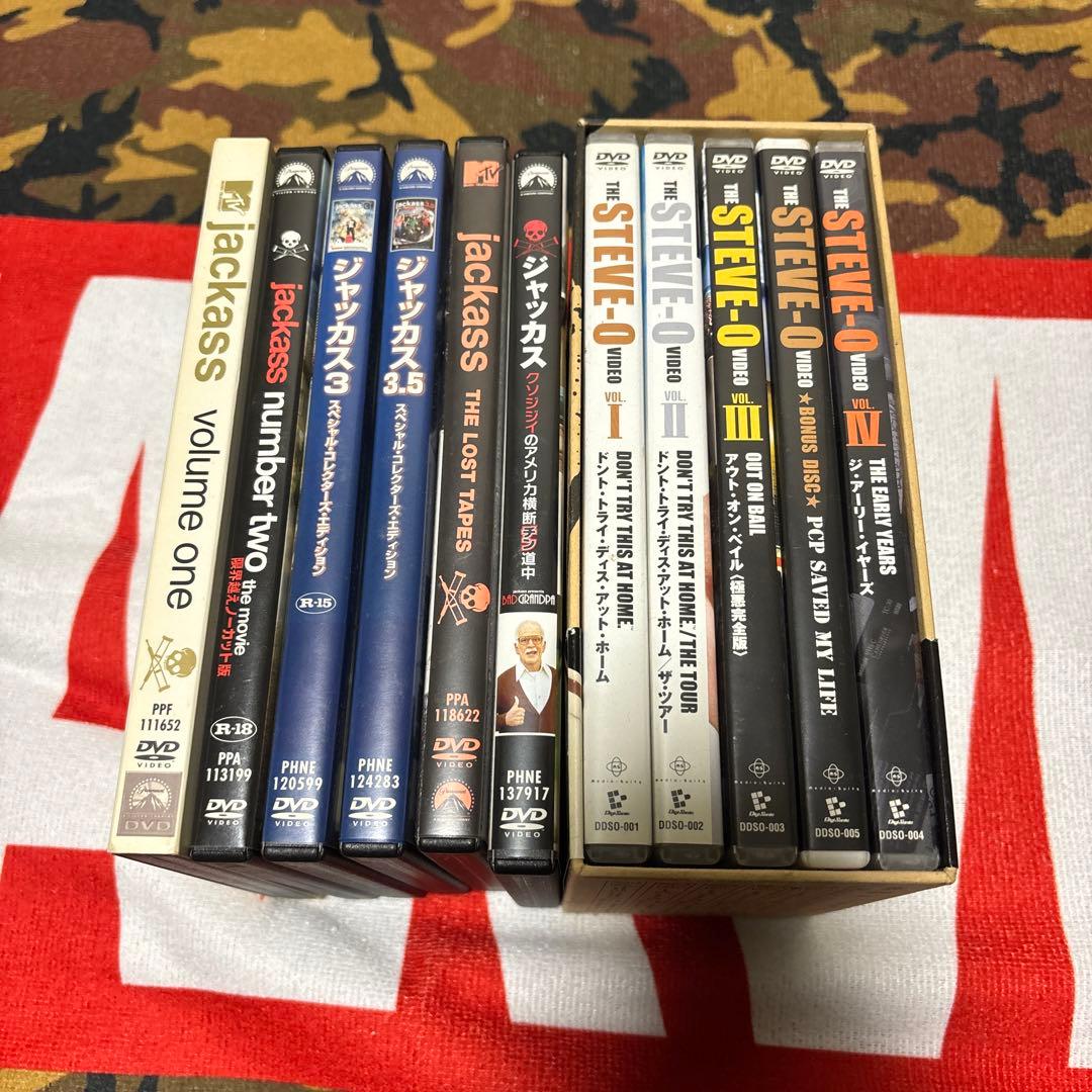 CKY THE BOX SET DVD 4枚組 中古 jackass Jackass & Steve-O DVDbox セット