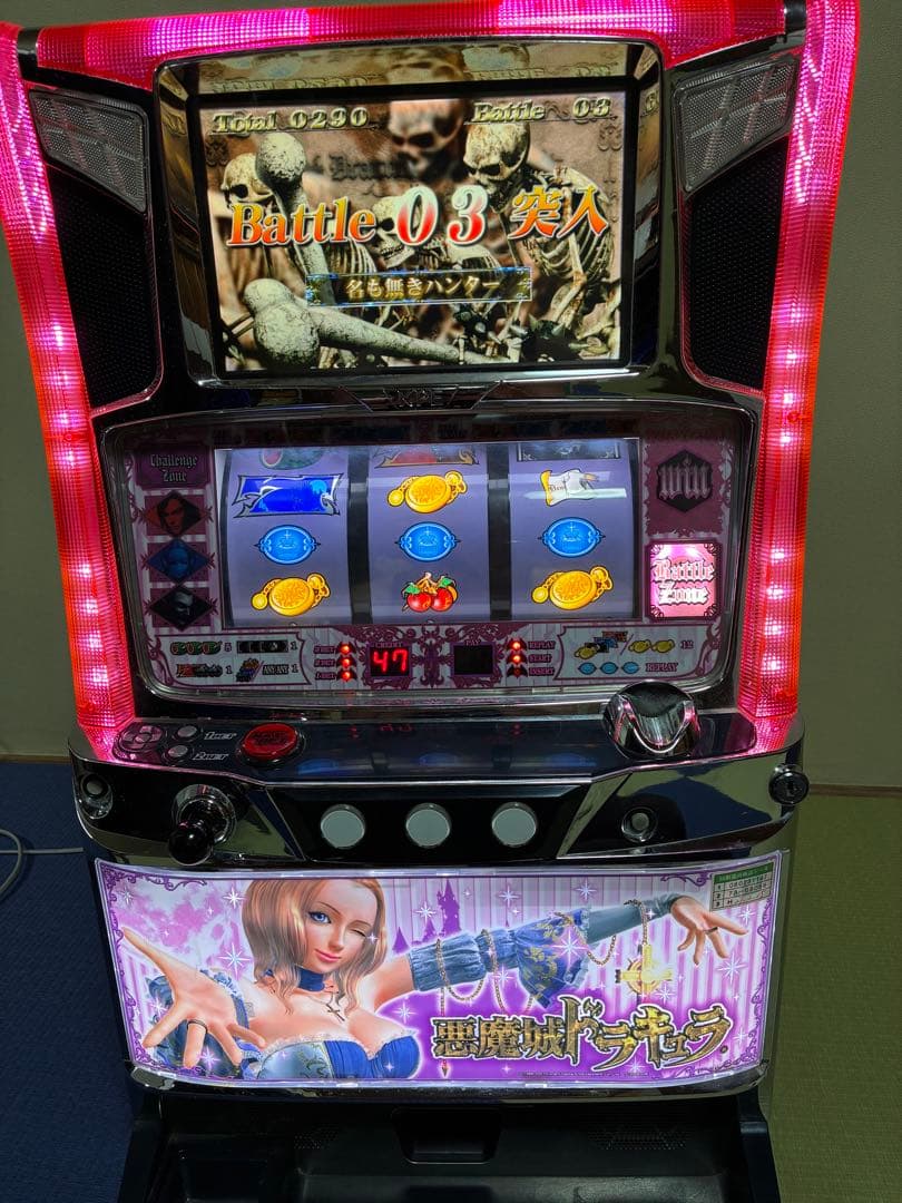 パチスロ実機 悪魔城ドラキュラ アンジェラパネル