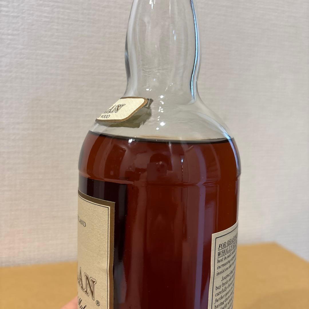 マッカラン 12年 シェリーオークカスク 1000ml 未開封 液面低い 現状品