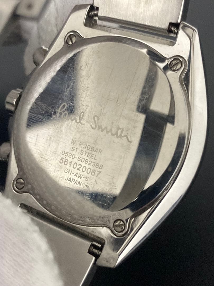 稼働 ポールスミス クロノグラフ 腕時計 0520-S092388クォーツメンズ