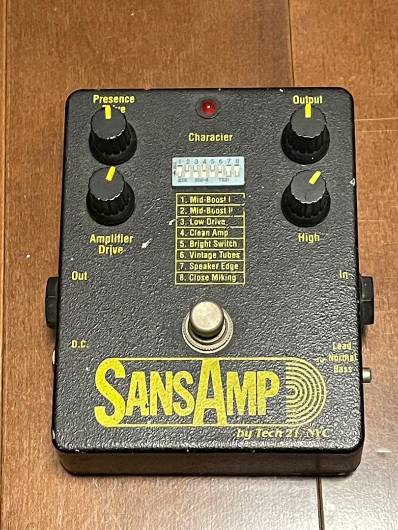 初期型 Tech 21 SansAmp ギターエフェクター classic表記前 - メルカリ