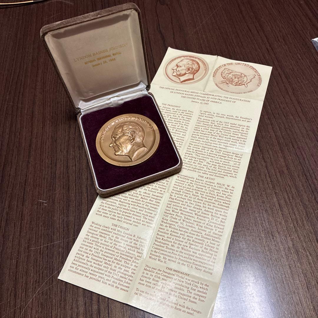 Lyndon Baines Johnson メダル ケース付き - メルカリ