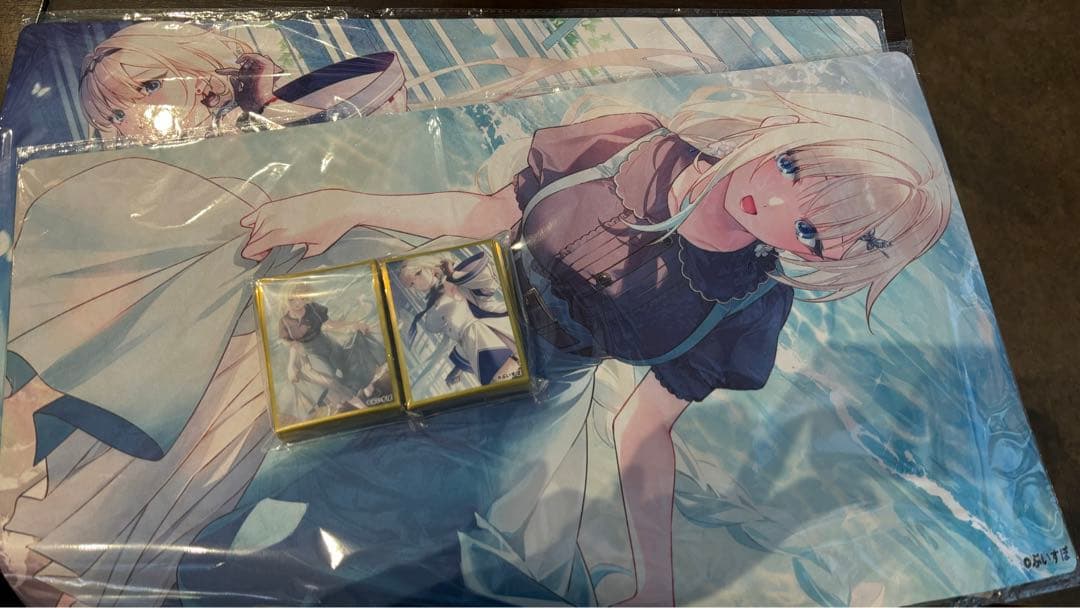 C104 AliceSyndrome* 藍沢エマ プレイマット スリーブ セット