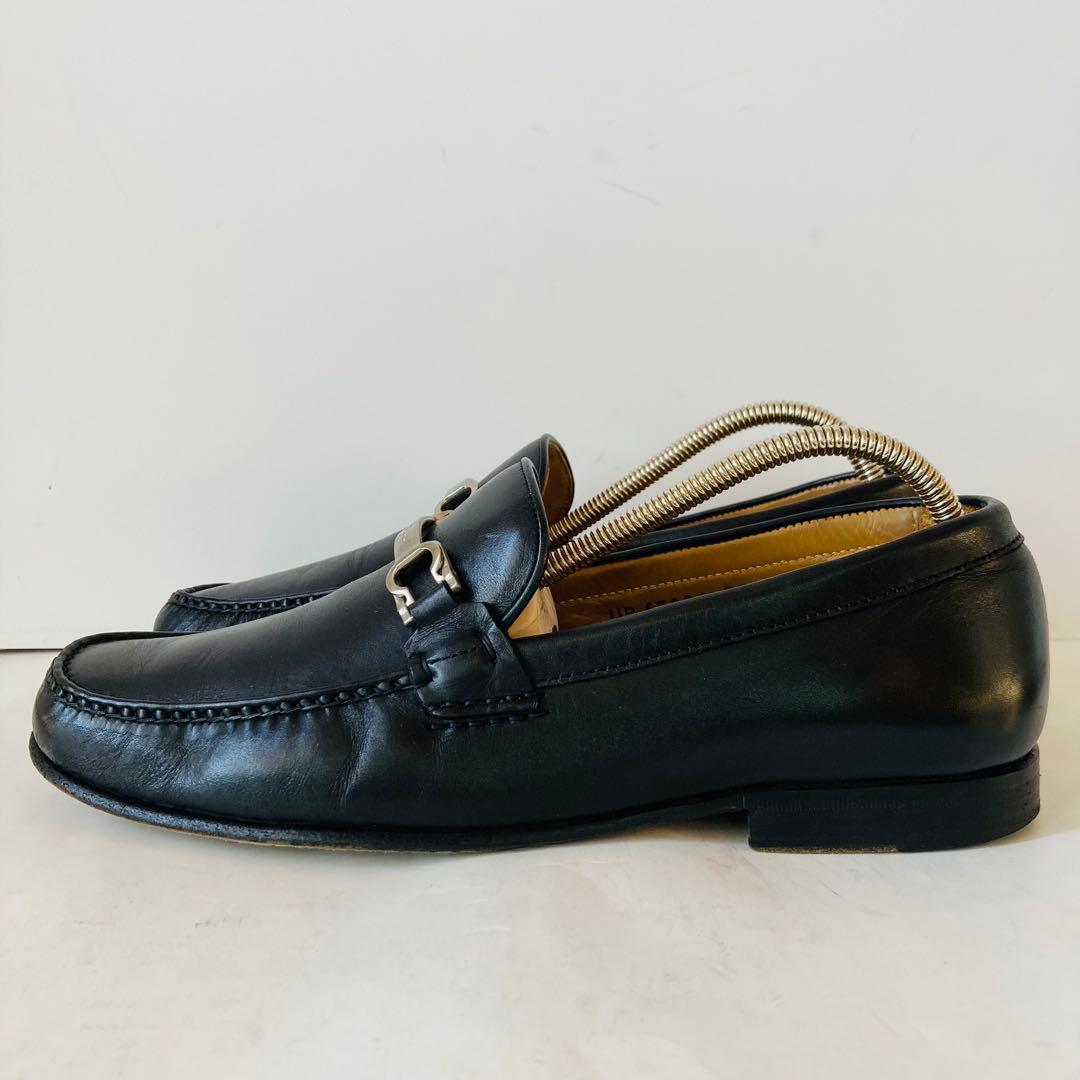 専用 フェラガモ 黒 24.5cm & コーチ 茶色 25cm ２足セット