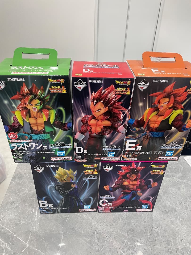 一番くじ　ドラゴンボール　フィギュア豪華５点セット　新品未開封　超サイヤ人