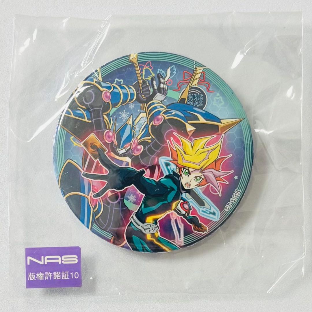 遊戯王VRAINS クリスマス プリロール 藤木遊作 缶バッジ 2018 - メルカリ