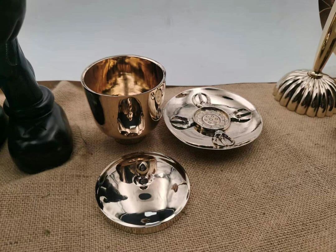修縁堂】密教法器 三鈷杵 供杯 聖杯 奉納 供養品 不思議な