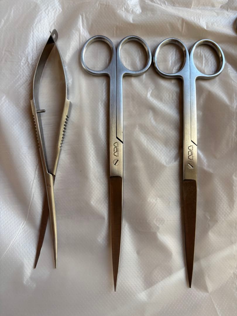 ADA ハサミ、ピンセットセット 8点セット