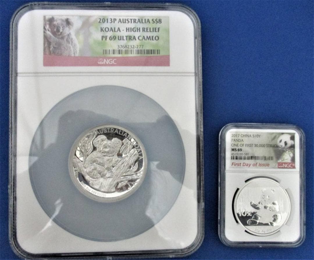 5オンス 大型銀貨オーストラリア 2013年 ハイレリーフ コアラ 8ドル