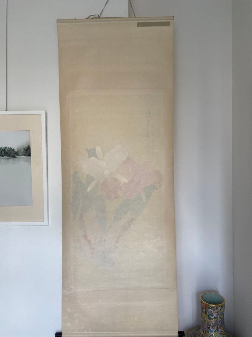 台湾画家 嶺南画派伝承者 李源海 作 水墨画 中国画