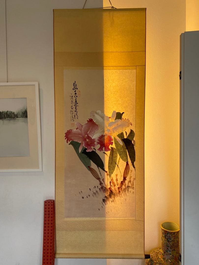 台湾画家 嶺南画派伝承者 李源海 作 水墨画 中国画