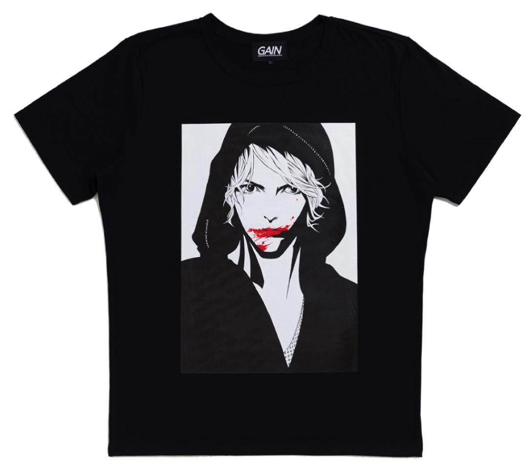 HYDE x 上條淳士 コラボレーションTシャツ GAIN アートプリントT