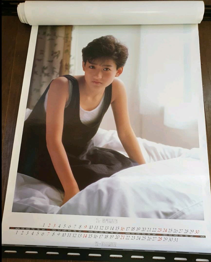 追記あり：岡田有希子さん 1986年カレンダー 希少 岡田有希子の