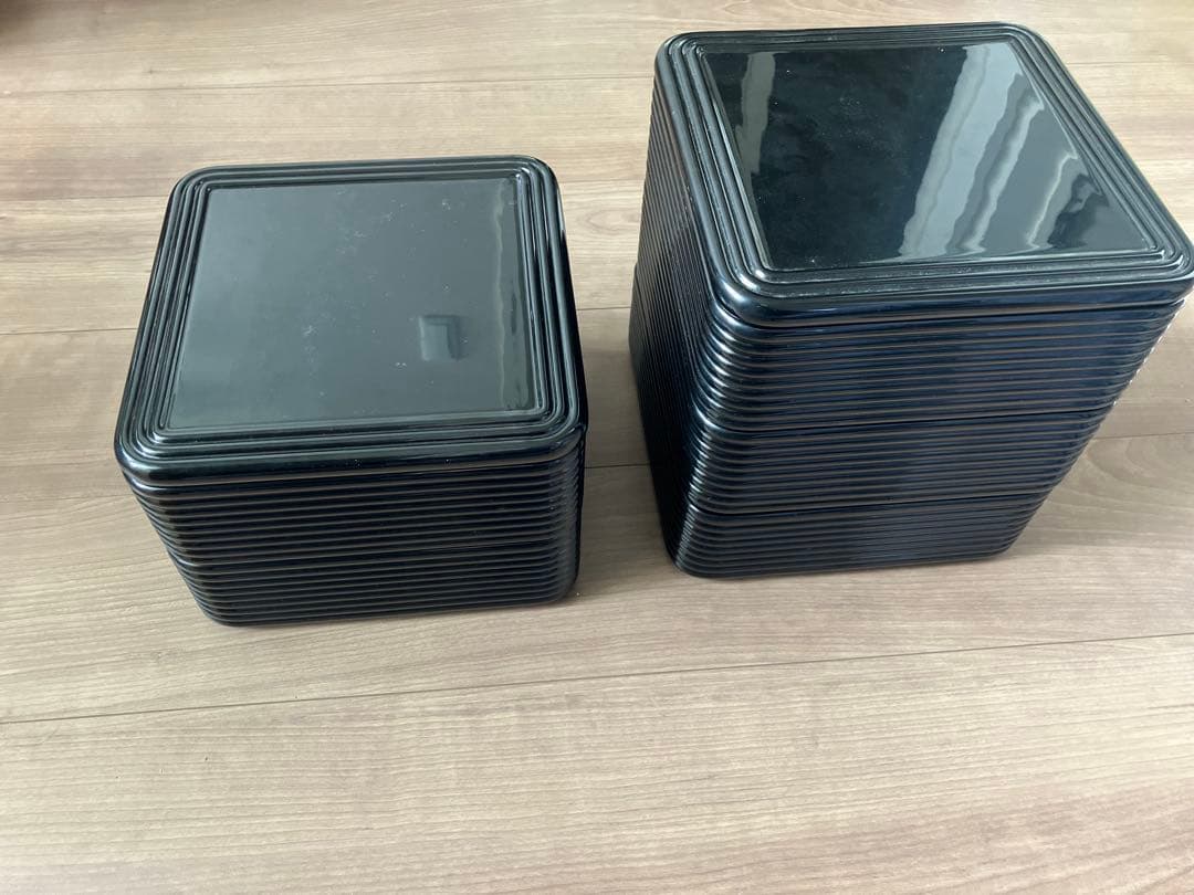 輪島塗 五段重 二枚蓋 木箱入り 重箱 伝統工芸品 漆芸【美品】