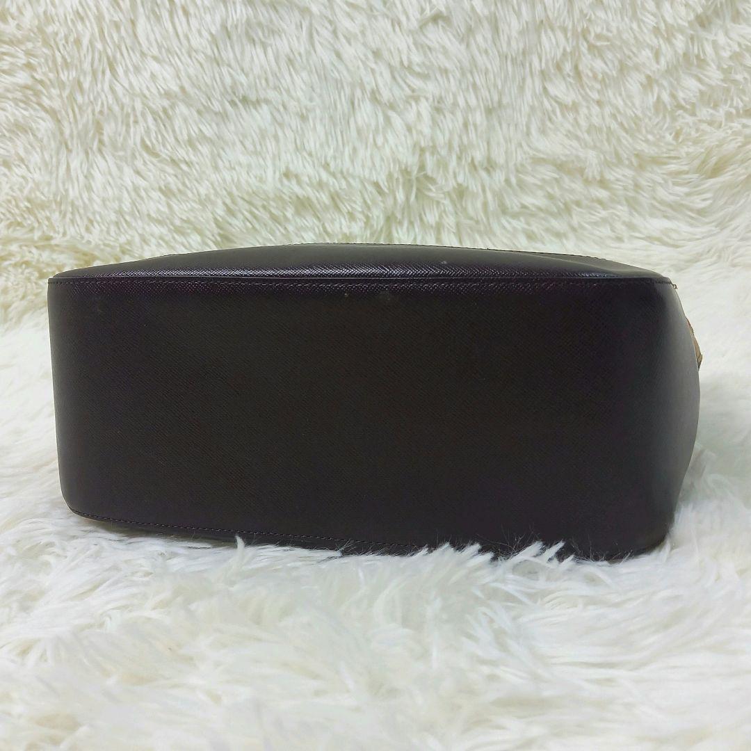 希少✨バーバリー ヴィンテージ ハンドバッグ ノバチェック ブラウン チャーム付