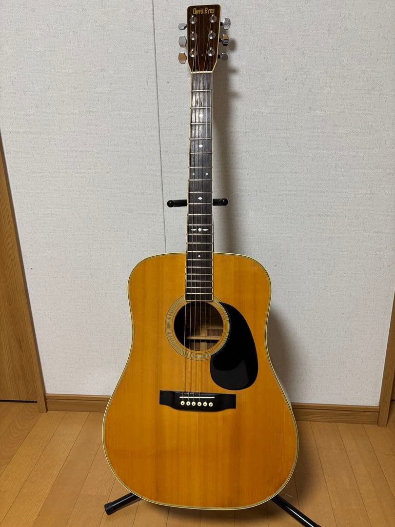 程度上々❗️レア‼️初期型 大文字ロゴCAT'S EYESアコギCE300調整済